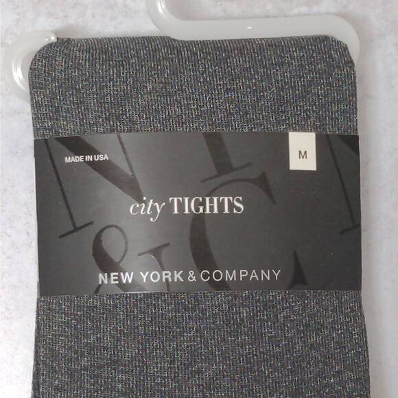 New York & Company City Gray Tights - Size M - NWT - Picture 2 of 6